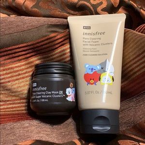 🎉SOLD🎉 BT21 innisfree Clay Mask and Facial Foam